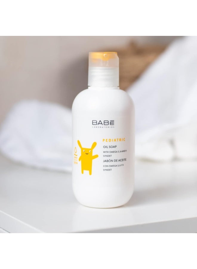 Babe Laboratorios Pediatric Emollient Oil Soap – Gentle Cleansing for Babies & Children – 200 ML - Image 2